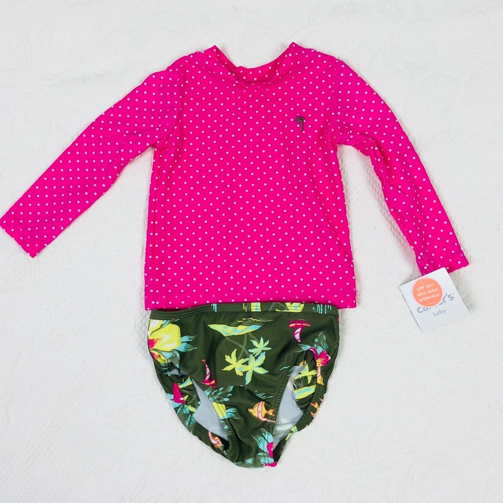 🚫SOLD🚫 Carter’s 12 mo 2 piece swimsuit - Picture 1 of 5